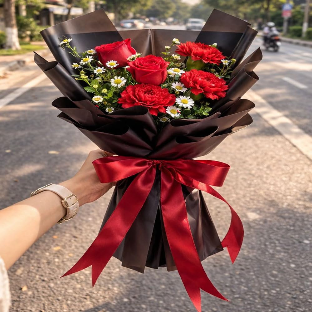 EG2i Fresh Live Flowers Bouquet Gift for Birthday Gift
